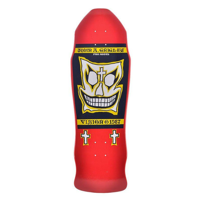 Vision 9.5" x 30" Grigley I (RED DIP) Skateboard Deck