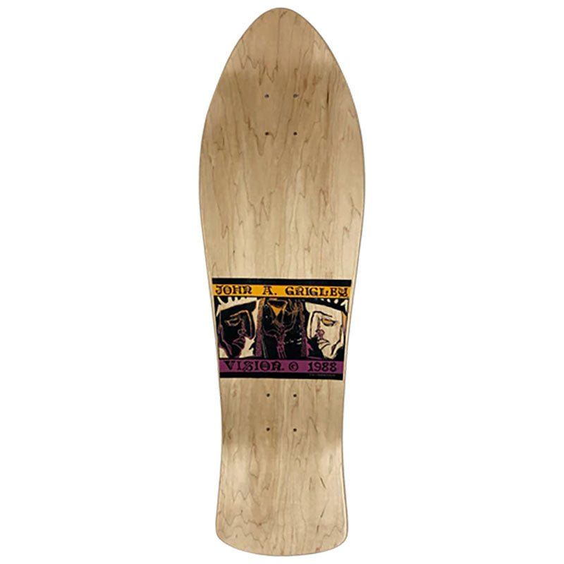 Vision 9.75" x 31" Grigley III LOVE Limited color way Shaped Skateboard Deck