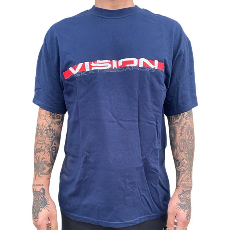 Vision Streetwear- OG Rough Tech Men's NAVY T-Shirt