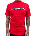 Vision Streetwear- OG Rough Tech Men's RED T-Shirt