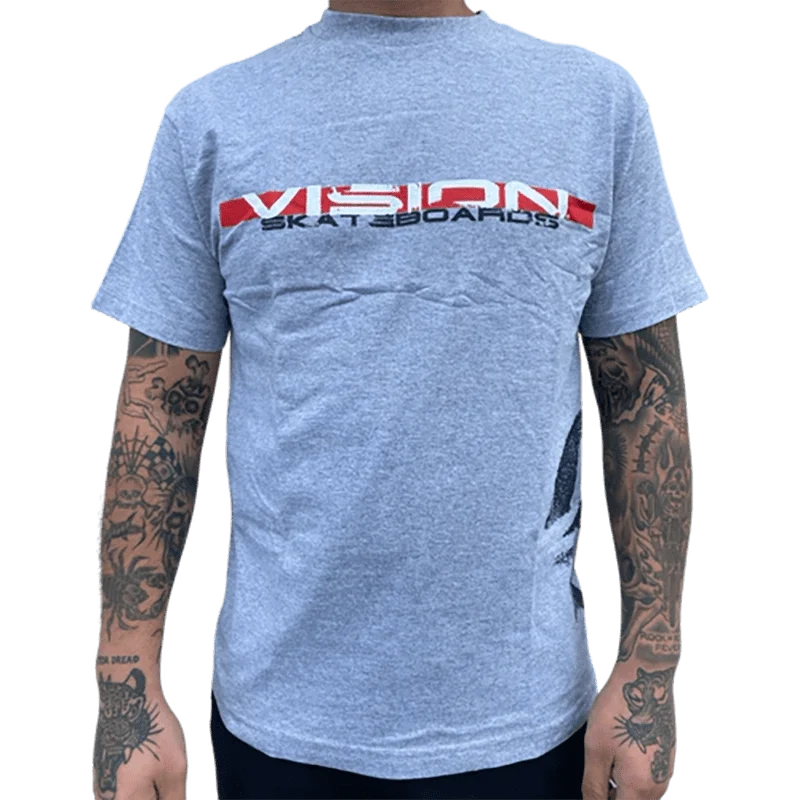 Vision Streetwear- OG Rough Tech Men's GRAY T-Shirt