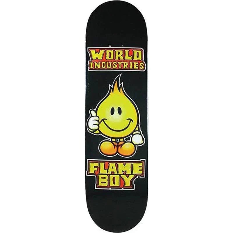 World Industries SOLID GOLD FLAME BOY Skateboard Decks
