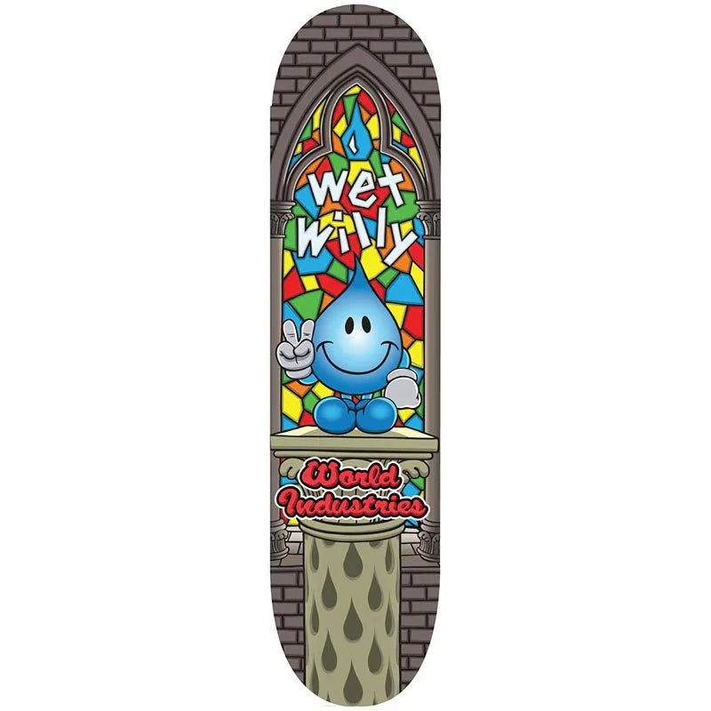 World Industries WET WILLY STAINED GLASS Skateboard Decks